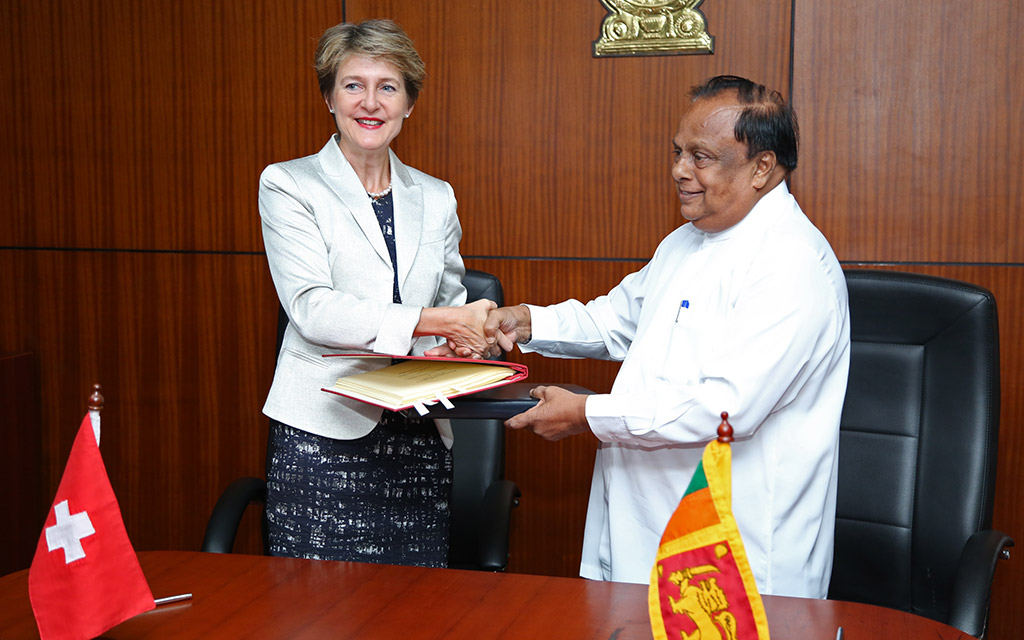 La consigliera federale Sommaruga in viaggio di lavoro in Sri Lanka e India, 3.-7.10.2016